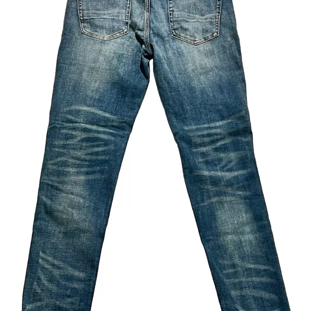 AMIRI Blue Skinny Distressed Jeans - Picture 10 of 10